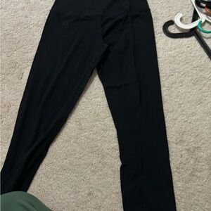 2 leggings, 1 lulu lemon 1 random brand